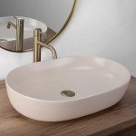 Накладной умывальник Rea Cleo 61 Beige Matt 
